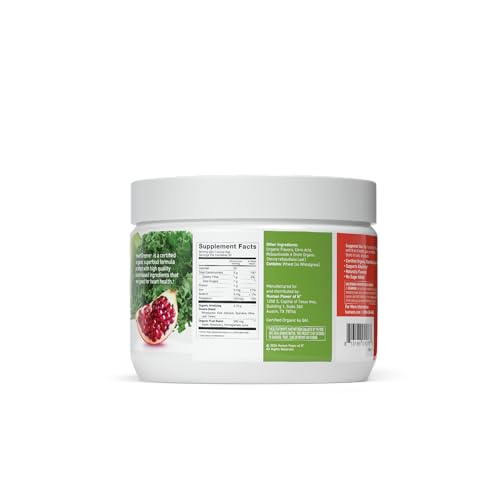 HumanN HeartGreens | Superfood Organic Powder with Wheatgrass, Kale, Spinach, and Spirulina, USDA Organic Non-GMO, from The Makers of SuperBeets (Green Apple Flavor, 5.29-Ounce