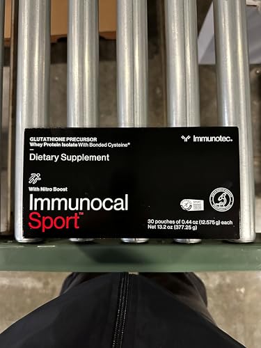 Immunocal Sport Whey Protein Isolate – Glutathione Precursor, Fast Absorbing, BCAA Optimal Recovery + All Day Energy Support | Fat-Free, Sugar-Free, Lactose-Intolerant Friendly | 30 Servings