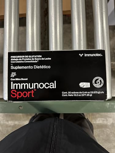 Immunocal Sport Whey Protein Isolate – Glutathione Precursor, Fast Absorbing, BCAA Optimal Recovery + All Day Energy Support | Fat-Free, Sugar-Free, Lactose-Intolerant Friendly | 30 Servings