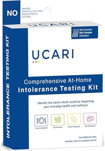 UCARI Sensitivity Test for Humans & Pets | Screens for 1000+ Intolerances | Food & Environment Analysis | Painless Home Test Hair Sample Method | Results in 48 Hours