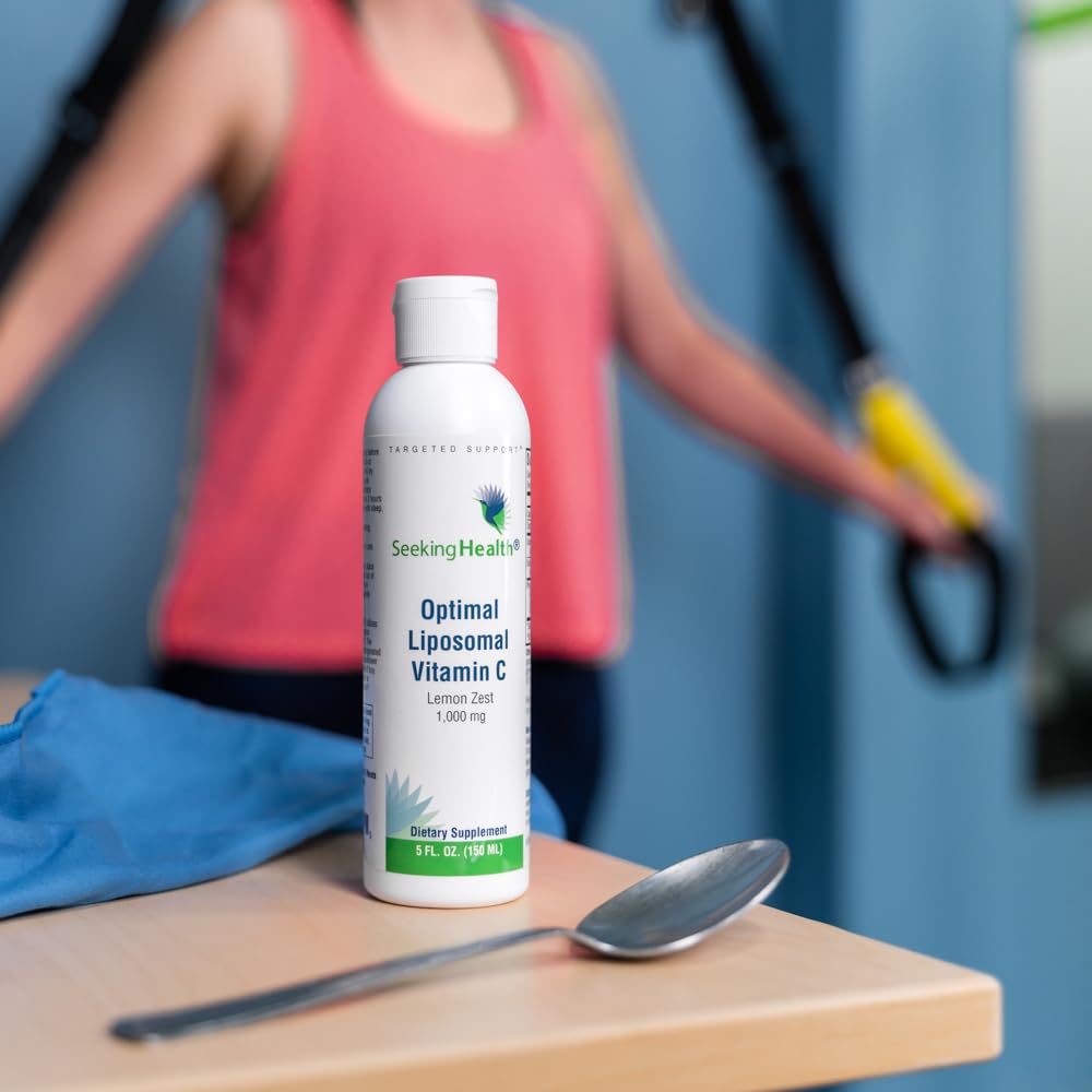 Optimal Liposomal Vitamin C - Lemon Zest | Non-Soy Non-GMO | 1,000 mg Liposomal Vitamin C per Serving |5 oz | 30 Servings
