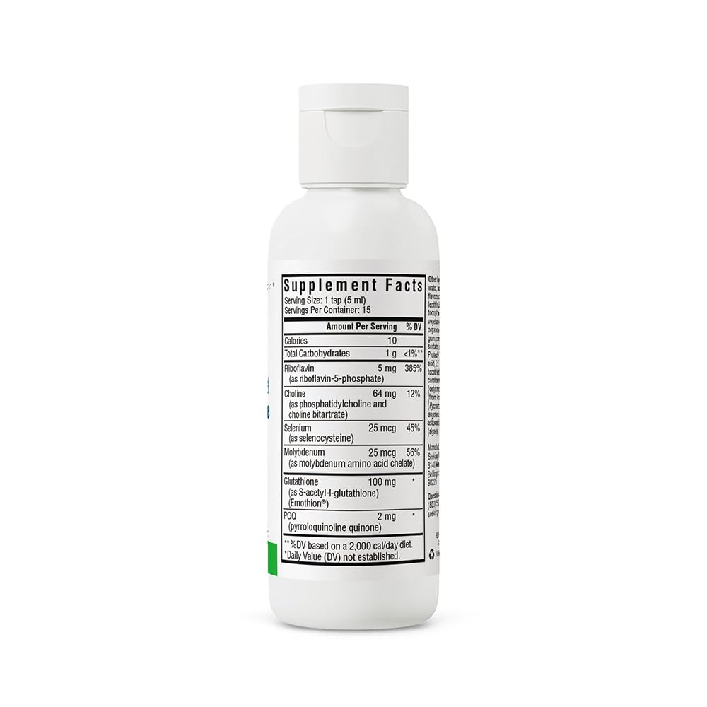 Optimal Liposomal Glutathione Plus, Soy-Free Immune Support, Support The Body's Healthy Response to Free Radicals, Promotes Glutathione Antioxidant Recycling, 5 fl. oz., Seeking Heath, 30 Servings