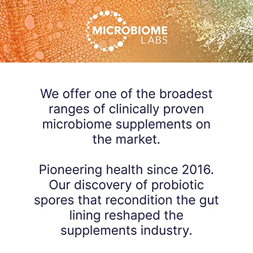 Microbiome Labs Fidospore - Dog Probiotics for Digestive Health & Immune Support - Spore-Forming Pet Probiotics for Dogs & Cats Gut Health - Flavored with Grass Fed Beef Liver (30 Capsules)