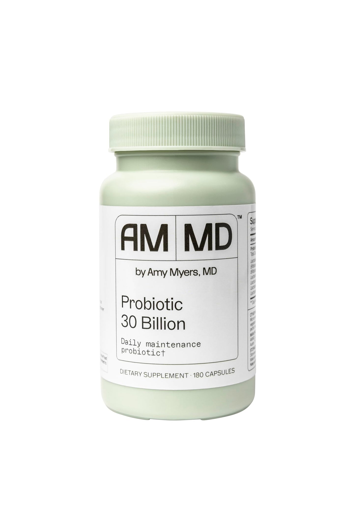 Dr. Amy Myers Best Probiotics 30 Billion CFU Per Capsule - for Women & Men - Powerful Combination of Doctor Approved Strains - Supports Healthy Digestion and Gut Bacteria Balance - One Month Supply