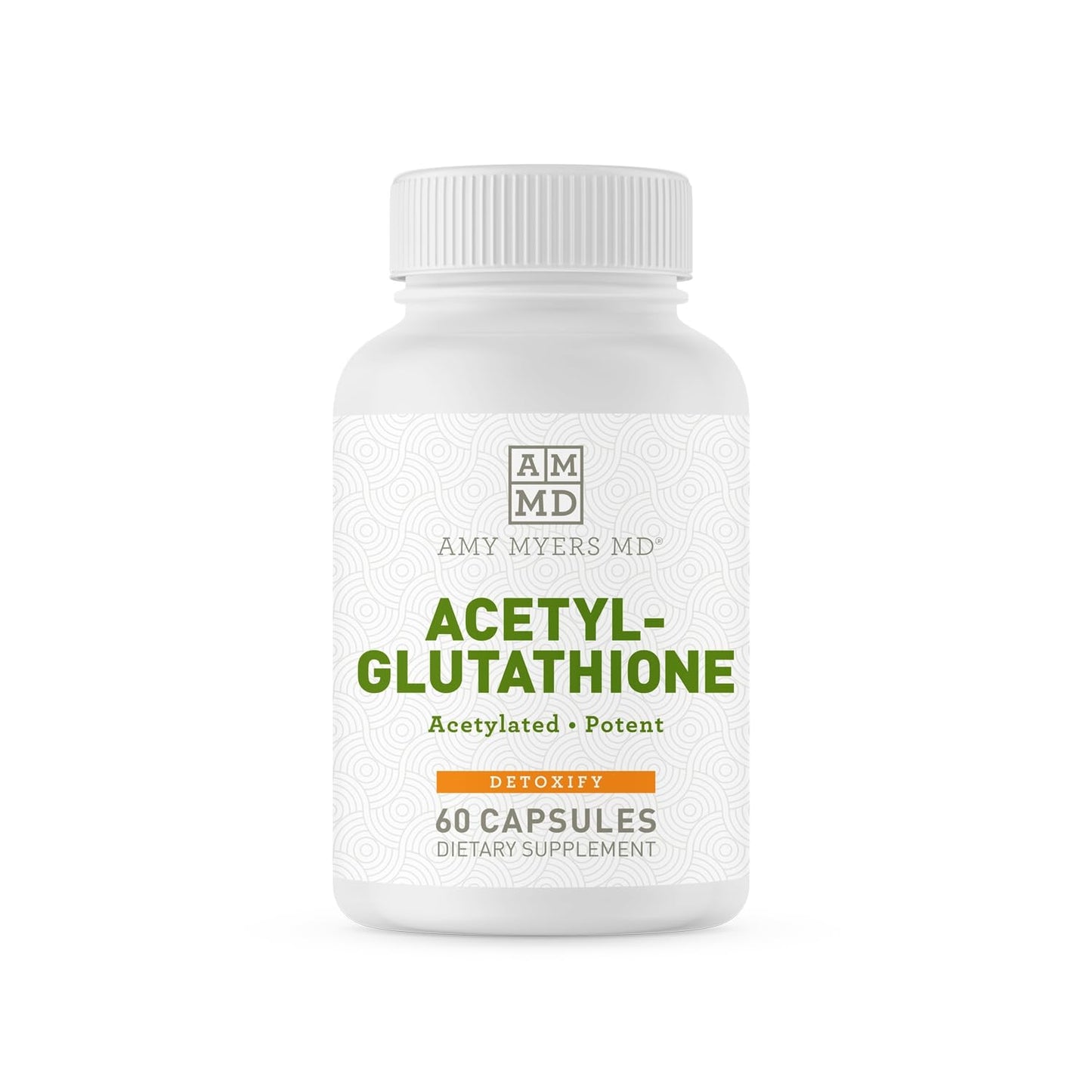 Amy Myers MD Acetyl-Glutathione - Supplement for Immune System Function Support - Antioxidant Formula Aids Against Joint Discomfort - Supplement with Vitamin C & Magnesium - 60 Capsules (60 Servings)
