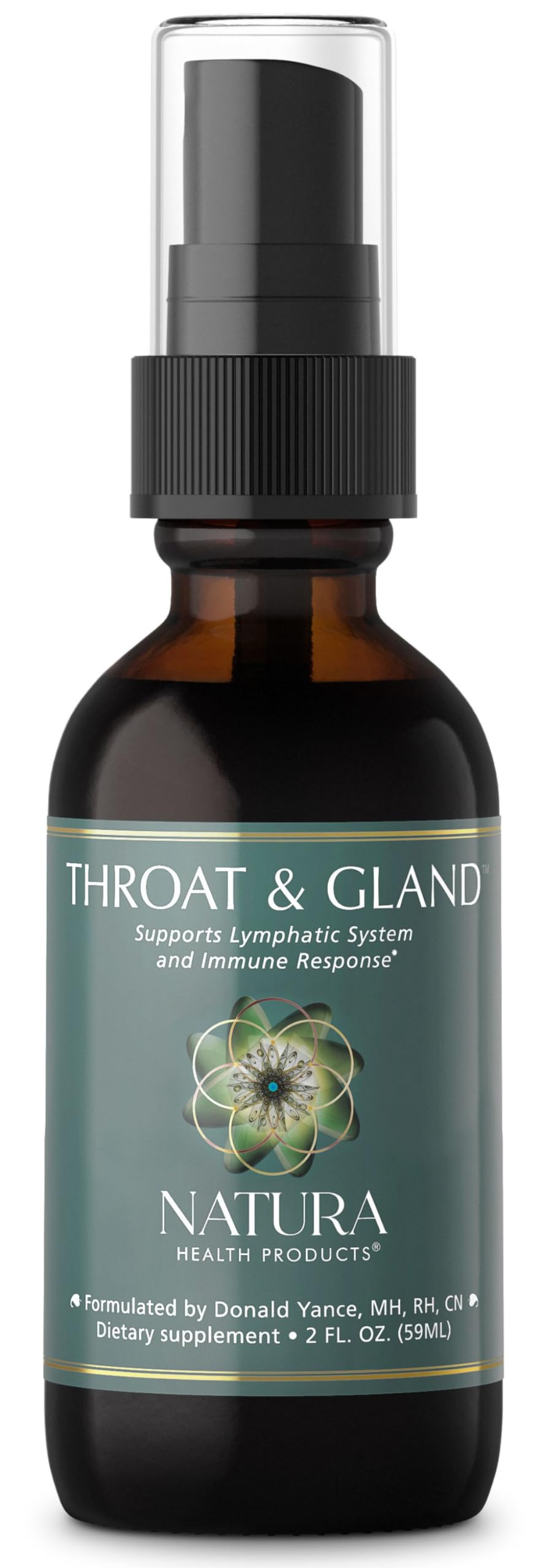 Natura Health Products Throat & Gland Spray - Supports Throat Tissue Health and a Healthy Immune Response - Featuring Propolis, Echinacea, Peppermint, Licorice and Arnica (2 Fluid Ounces)