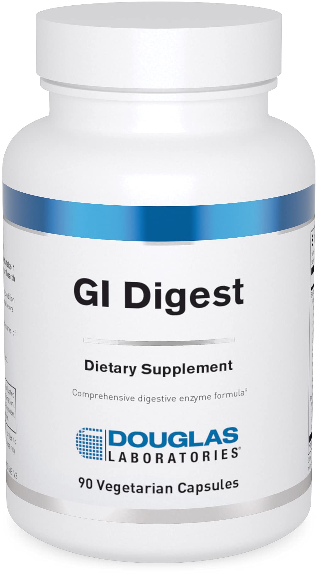 Douglas Laboratories G.I. Digest | Complete Enzyme Formula Including Gluten and Dairy Enzymes | 90 Capsules