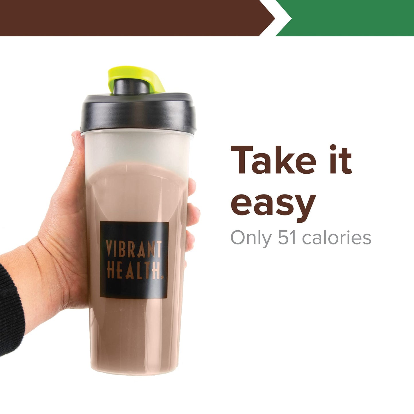 Vibrant Health, Green Vibrance, Plant-Based Superfood Powder, Vegan Friendly, Chocolate Coconut, 25 Servings