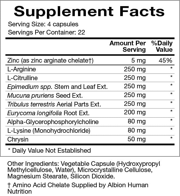 Night Gain® – Advanced Vitality & Circulation Support | Promotes Stamina, Hormonal Balance, and Endurance with Maca, L-Citrulline, and Tongkat Ali – 90 Capsules