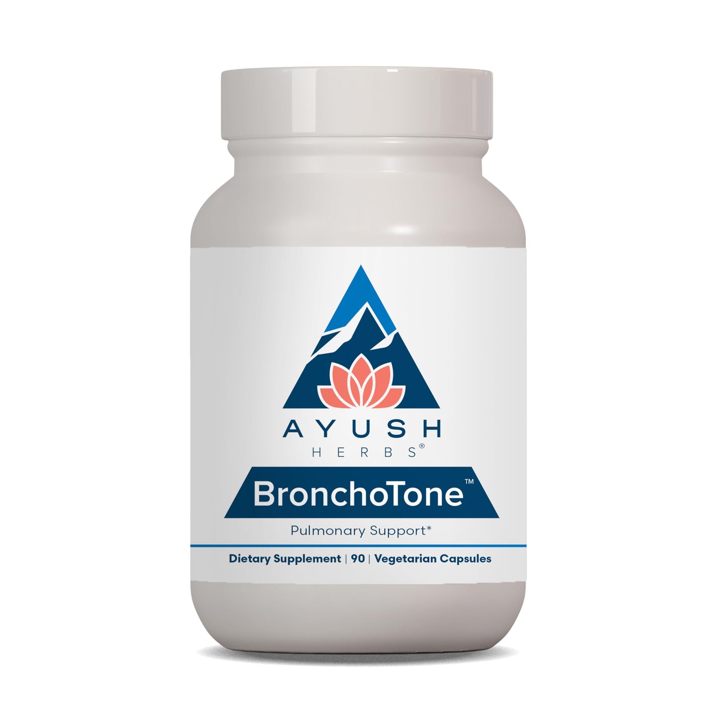 Ayush Herbs Bronchotone - Bronchial Support, Respiratory and Immune-Support Support Supplement for Women & Men, Adults, Pulmonary Care Supplement - 90 Vegetarian Capsules (1 Count)