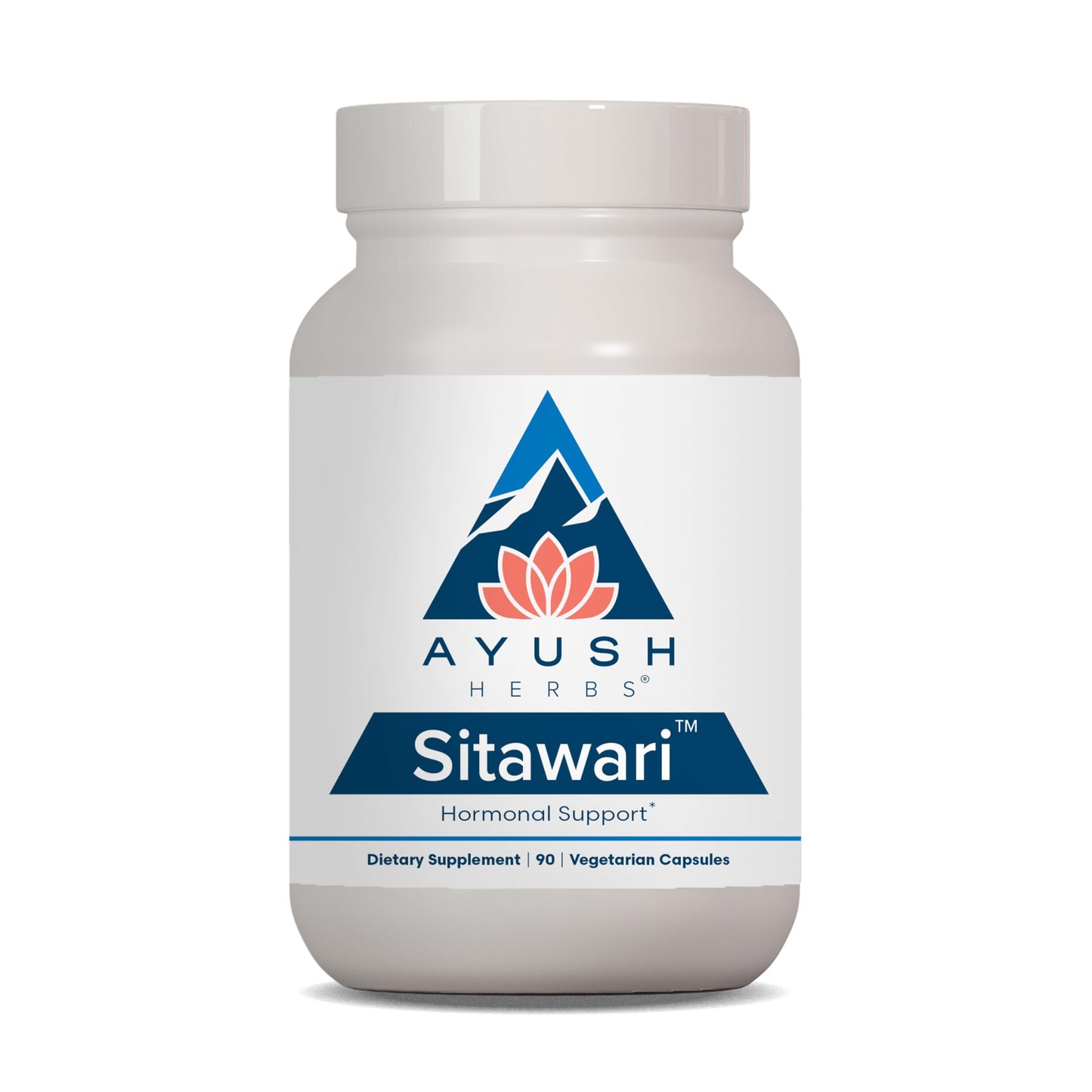 Ayush Herbs Sitawari - Shatavari Capsules for Women, Shatavari Root Supplement, Hormone Balance for Women, Natural Female Reproductive Support - 90 Vegetarian Capsules (1 Count)