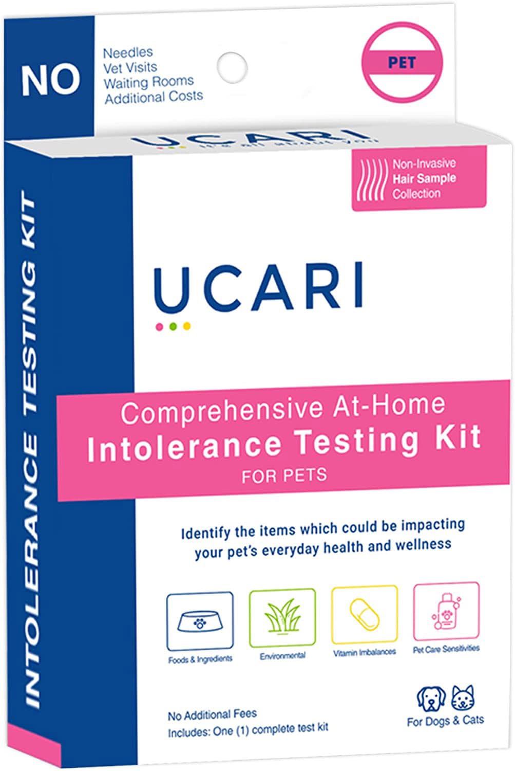 UCARI Sensitivity Test for Humans & Pets | Screens for 1000+ Intolerances | Food & Environment Analysis | Painless Home Test Hair Sample Method | Results in 48 Hours