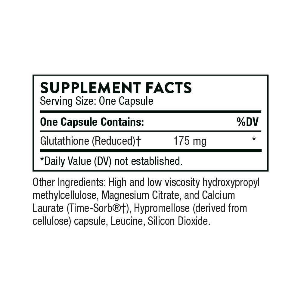 THORNE Glutathione-SR - Sustained-Release Glutathione for Antioxidant Support* - 60 Capsules