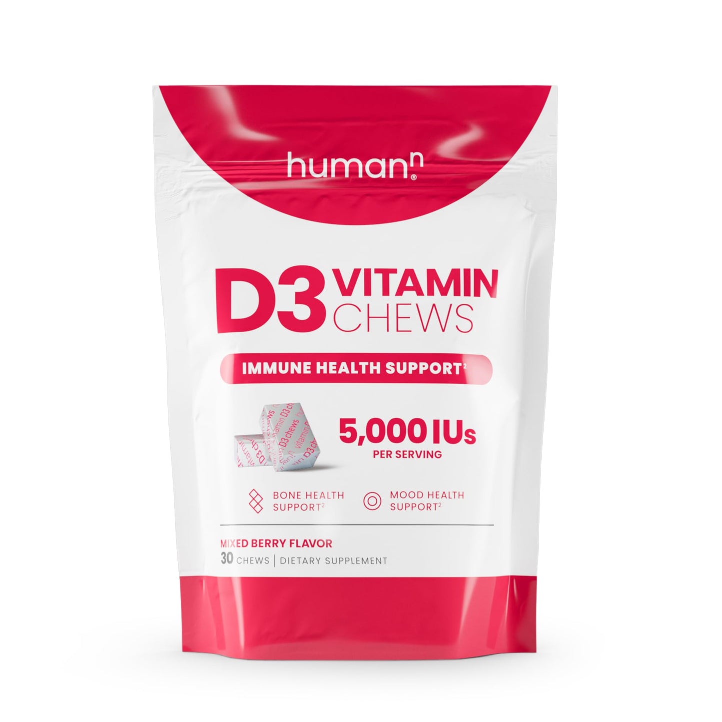 HumanN SuperBeets Memory + Focus & D3 Chews