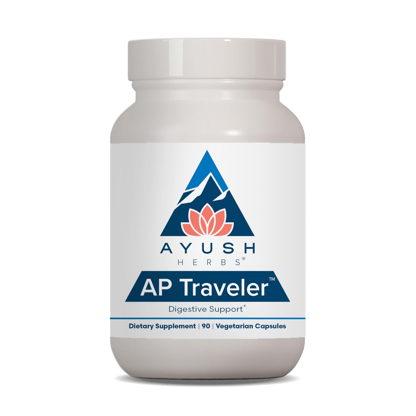Ayush Herbs AP Traveler Digestive Support - Holy Basil & Neem Supplement for Women & Men, Source of Antioxidants, Helps Digestion, Made with Organic Ingredients - 90 Vegetarian Capsules (1 Count)