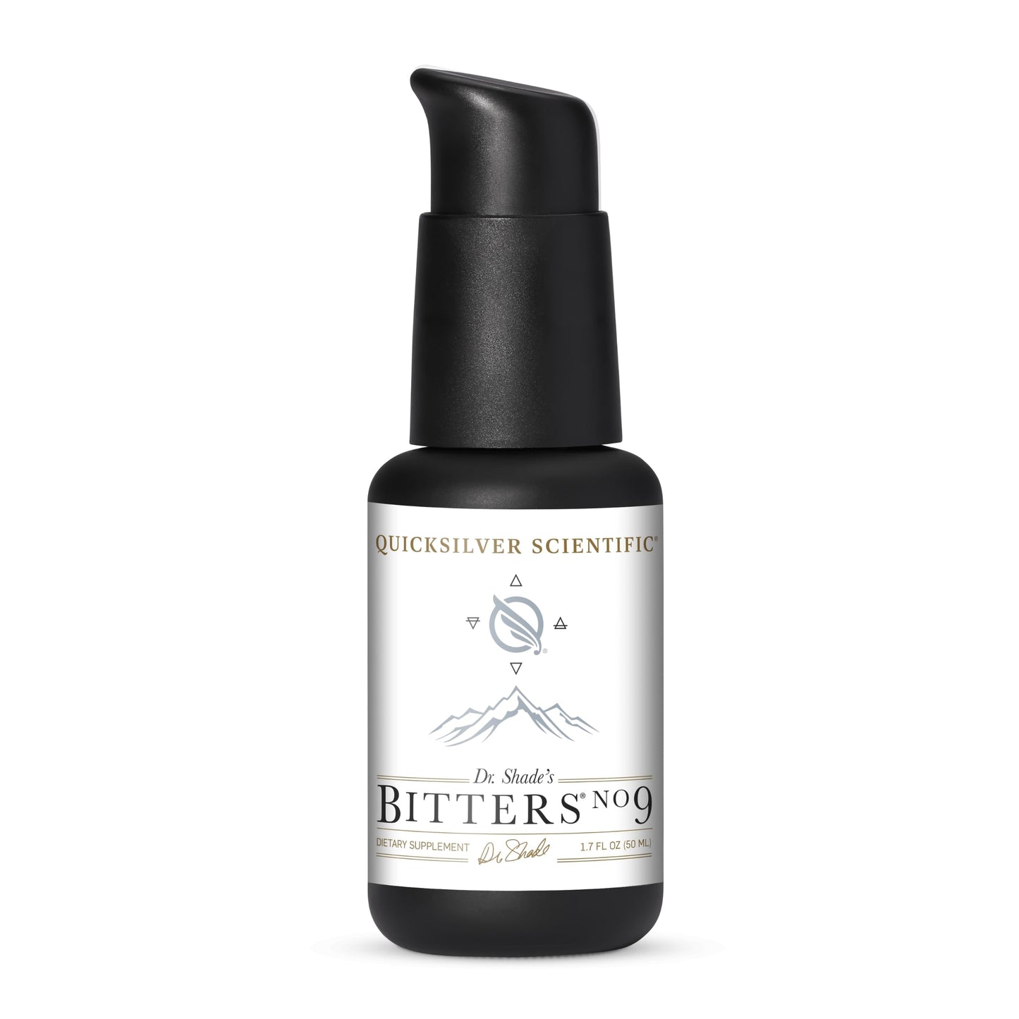 Quicksilver Scientific Dr. Shade's Bitters No. 9 - for Digestion - Fast Acting Liposomal Digestive Bitters with Milk Thistle, Burdock Root & Juniper Essential Oil - Digestive Support (50ml)