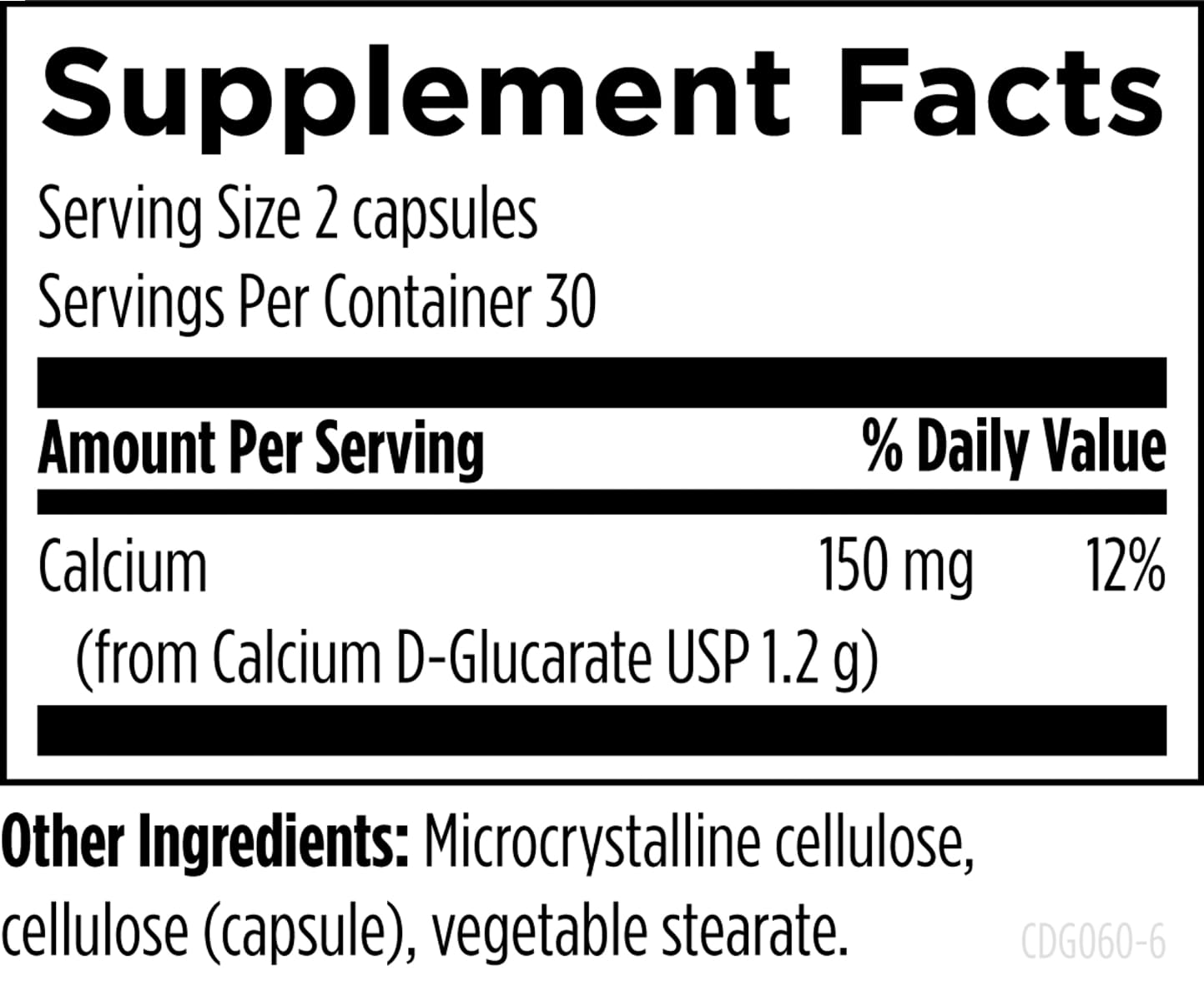 Designs for Health Calcium D-Glucarate - 1200mg CDG for Liver Support - Detoxification + Healthy Hormone Metabolism Support Supplement for Men + Women - Non-GMO, Soy-Free (60 Capsules)
