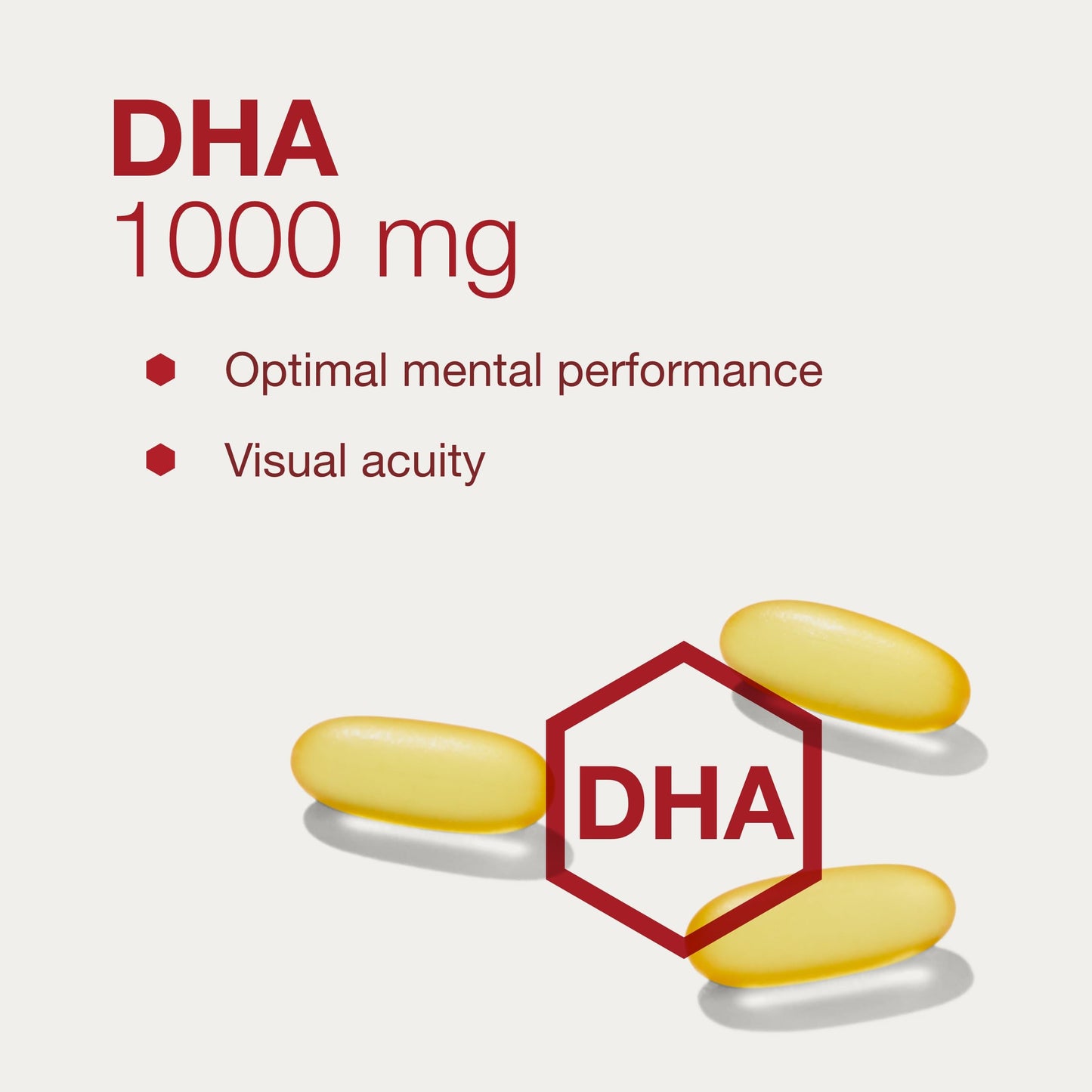 Protocol DHA-1,000 Extra Strength - DHA 1,000mg - Fish Oil Supplement - Brain Health & Support* - Easy Digestion - Non-GMO & Halal - 90 Softgels
