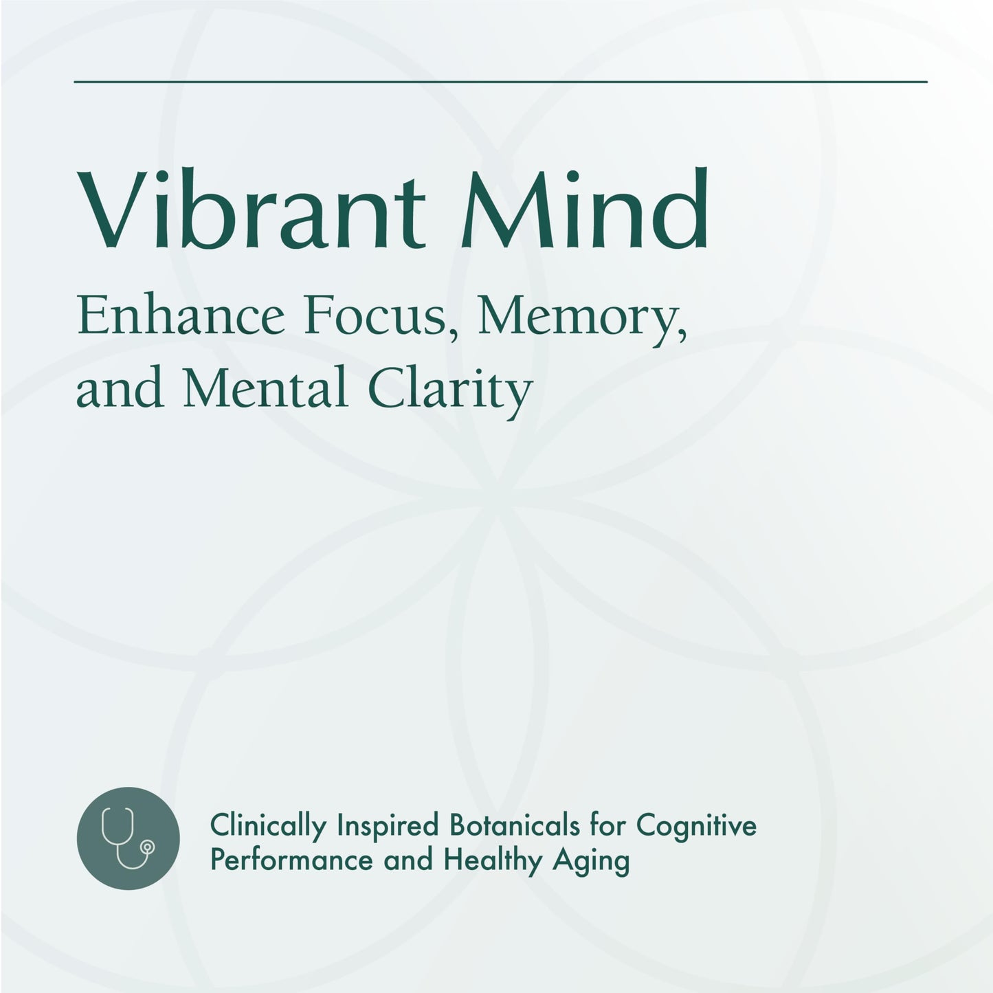 Natura Health Products Vibrant Mind - Nootropic Brain Supplement for Memory and Focus* - Featuring Bacopa, Ginkgo Biloba, Centellin & Phosphatidylserine -Caffeine Free (90 Capsules)