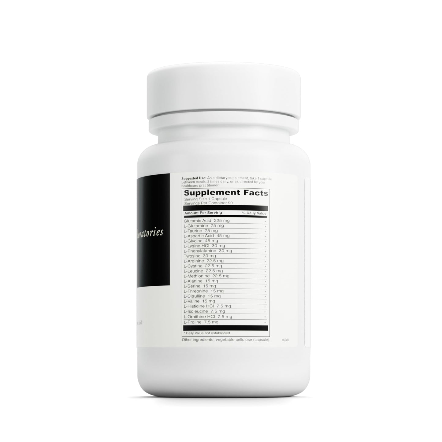 DAVINCI Labs Amino 21 - Supports Brain Function & Muscle Metabolism* - Amino Acid Dietary Supplement with L-Glutamine, L-Lysine HCl, Tyrosine, L-Arginine and More - Gluten-Free - 90 Capsules, 750 mg