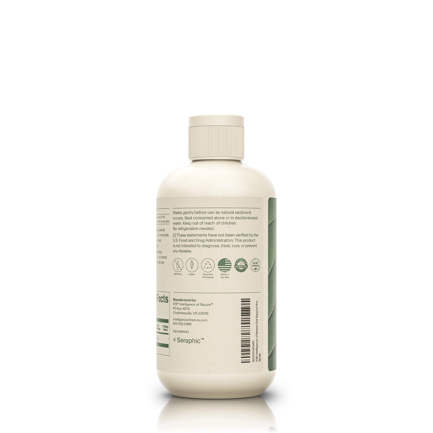 ION* Intelligence of Nature Gut Support Liquid | Promotes Digestive Wellness, Strengthens Immune Function, Alleviates Gluten Sensitivity, Enhances Mental Clarity | 2-Week Supply (8 oz.)