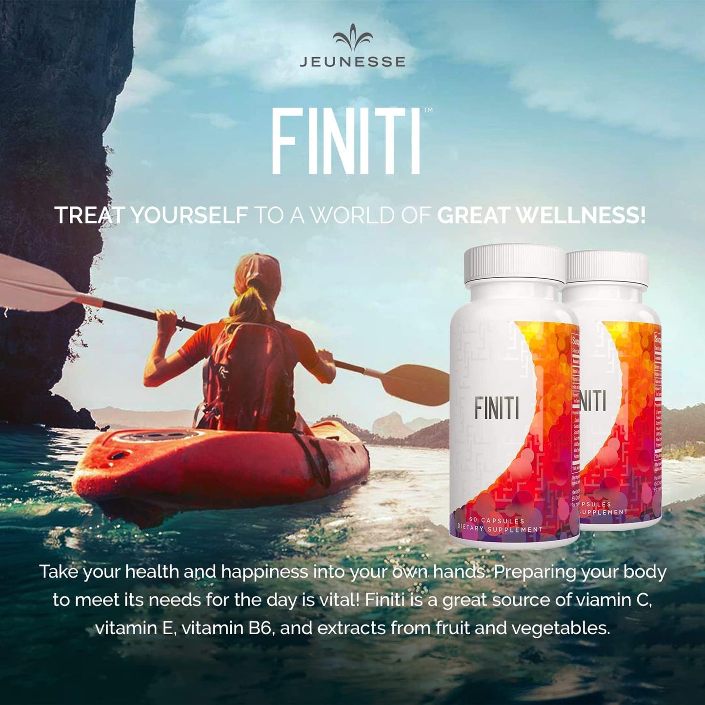 Jeunesse Finiti Anti-Agining DNA Protection Telomeres Repair Dietary Supplement