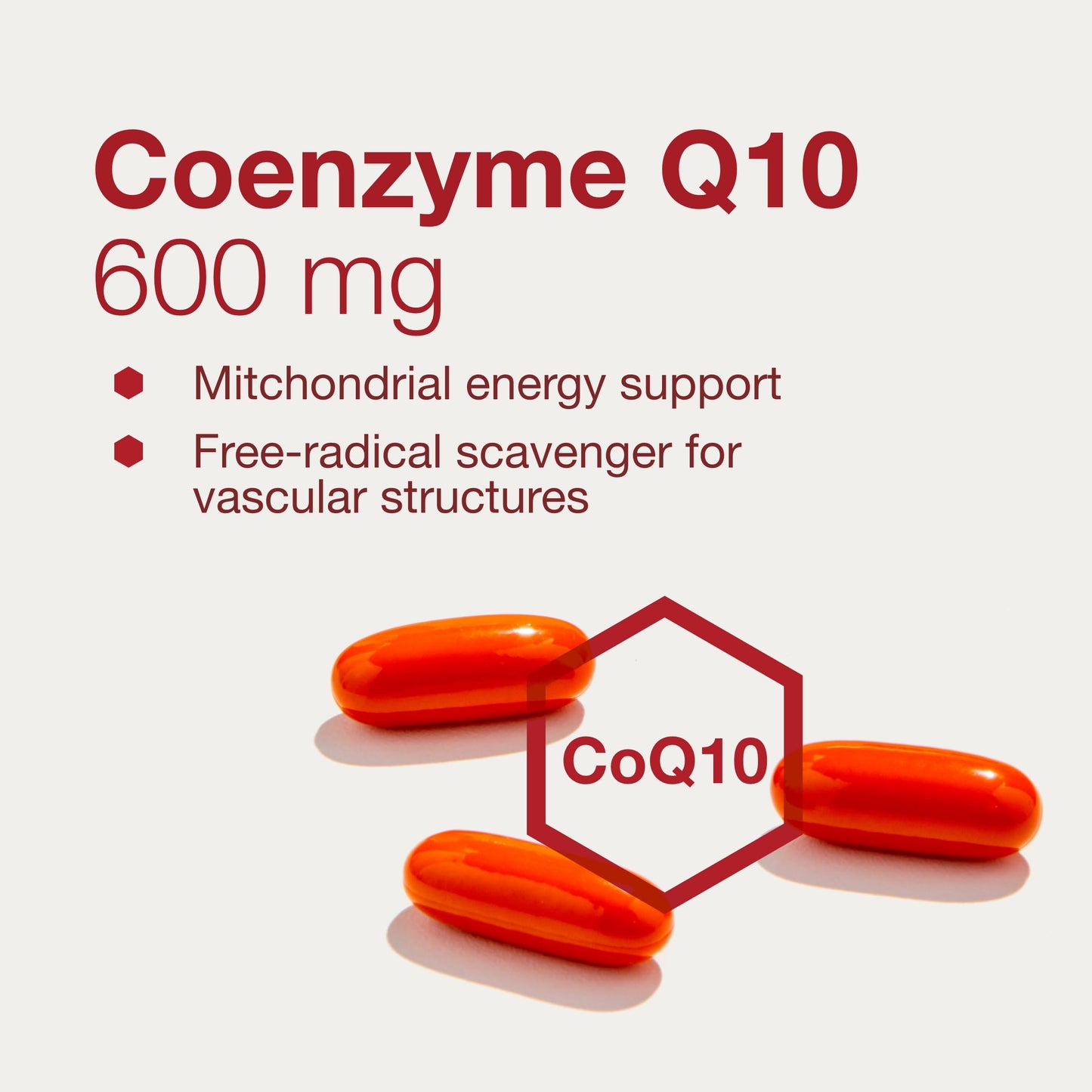 PROTOCOL FOR LIFE BALANCE CoQ10 600mg - with Vitamin E & Soy Lecithin - CoQ10 Supplement - Halal & Egg Free - 60 Softgels