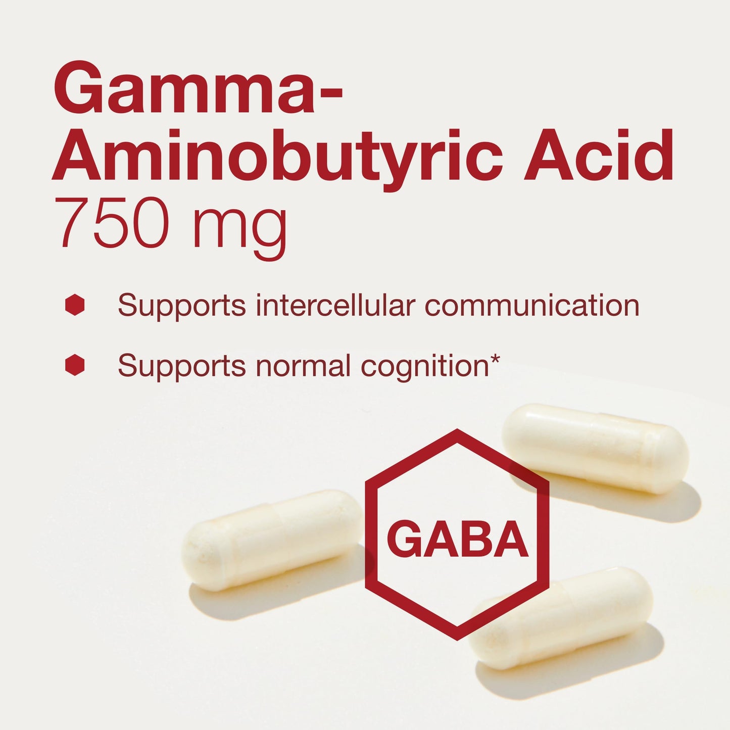 PROTOCOL FOR LIFE BALANCE GABA 750mg - Normal Cognition- Supplement - 120 Veg Caps