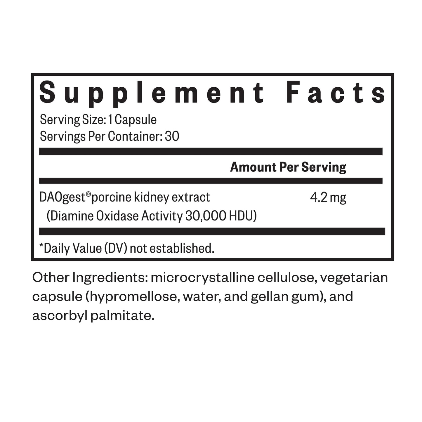 Seeking Health Histamine Digest - Formerly Histamine Block, DAO Enzyme Supplement for Histamine Food Intolerance, Supports Digestive Health, Upset Stomach, Vegetarian (30 Capsules)*