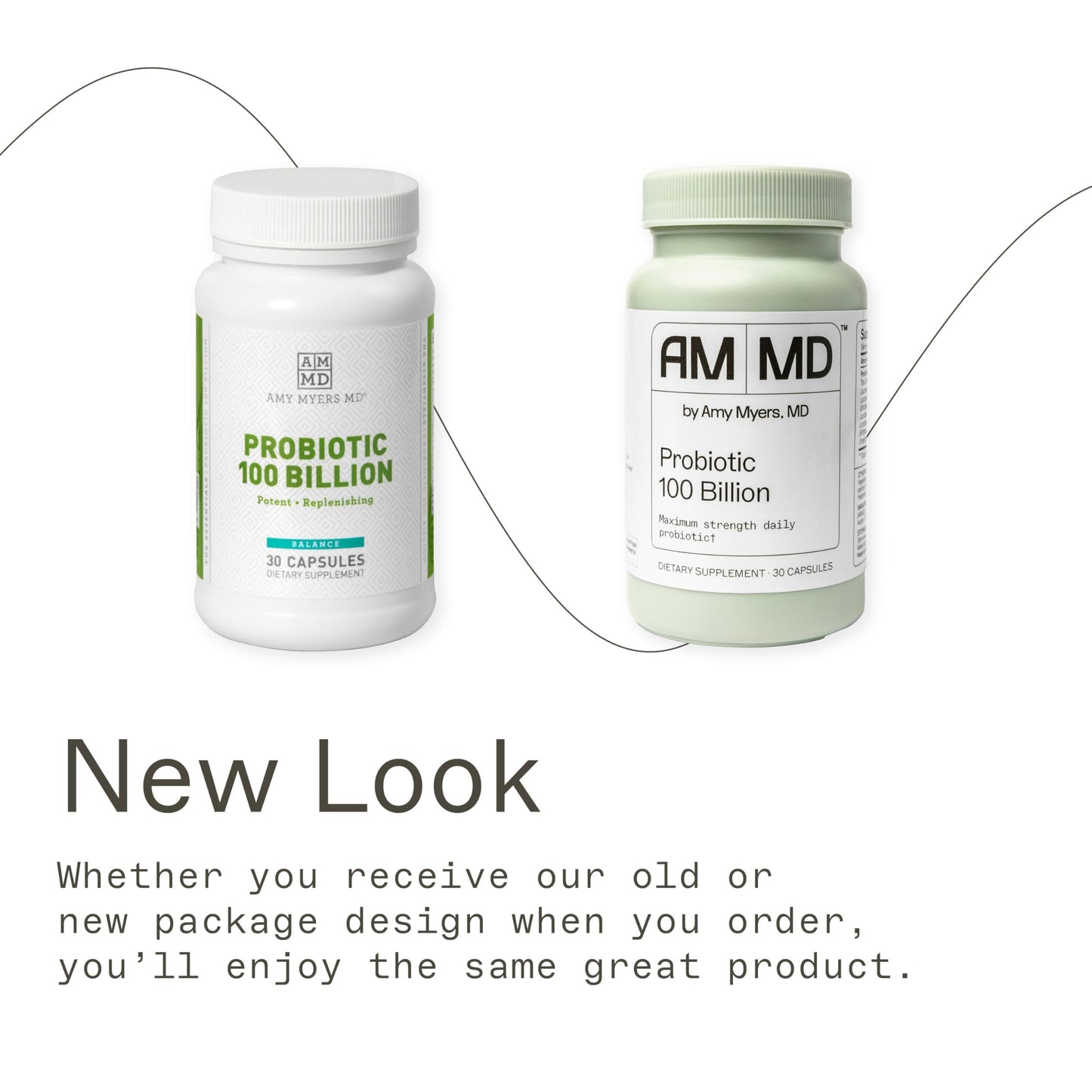 Dr. Amy Myers Best Probiotics 100 Billion CFU Per Capsule - for Women & Men - Powerful Combination of Doctor Approved Strains - Supports Healthy Digestion and Gut Microbiome - One Month Supply
