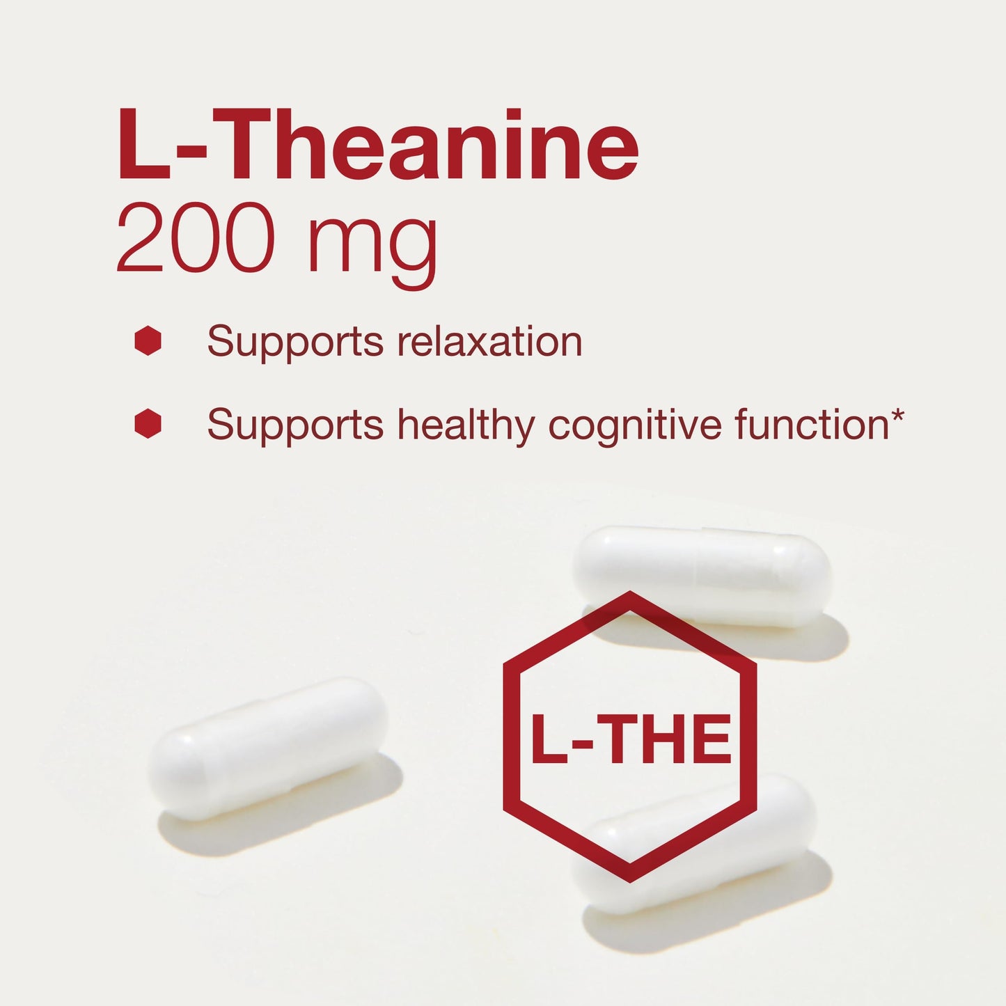 PROTOCOL FOR LIFE BALANCE L-Theanine 200mg - Normal Stress Relief - Non-Drowsy - 60 Veg Caps