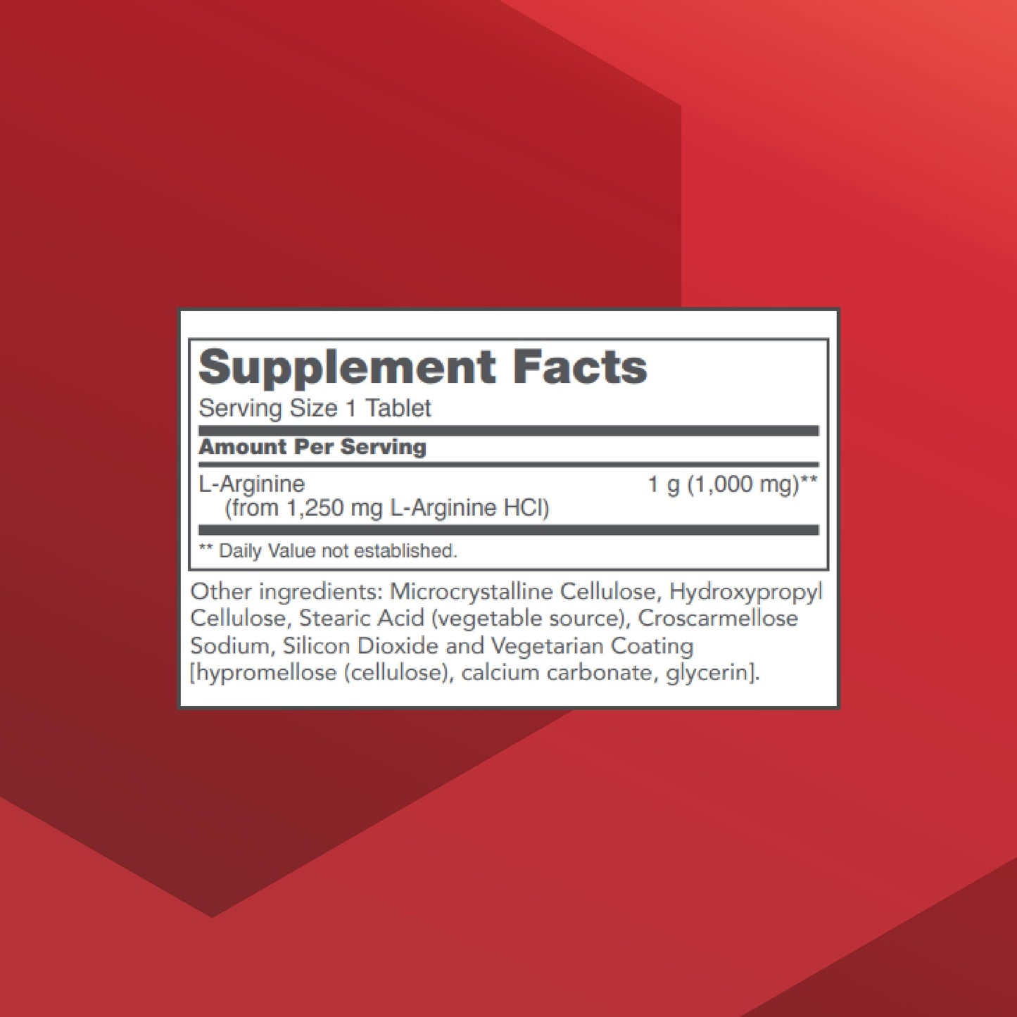 PROTOCOL FOR LIFE BALANCE L-Arginine 1,000mg - Amino Acid - Urea Detox - Protein Protection - 120 Veg Caps