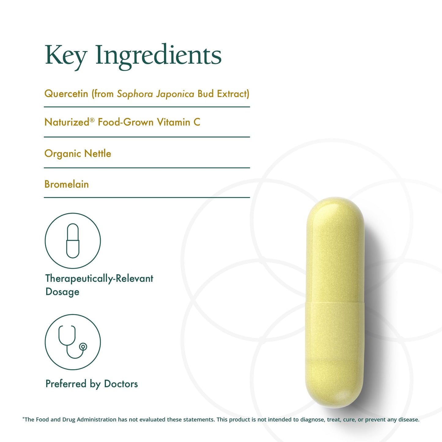 Natura Health Products Quercetin Plus Supplement - Modulates Healthy Immune and histamine Response - Featuring Bromelain, Vitamin C, Nettle Leaf & Quercetin (90 Capsules)