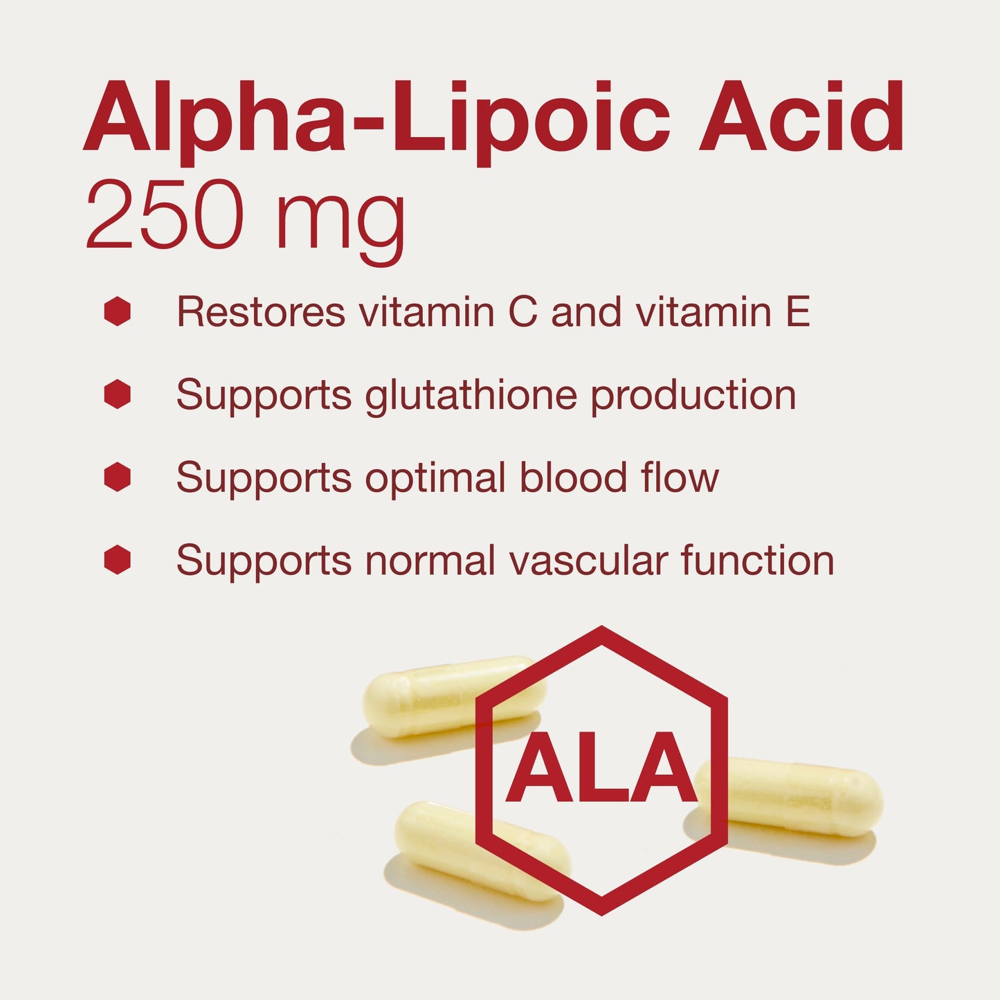PROTOCOL FOR LIFE BALANCE Alpha-Lipoic Acid Supplement - 600mg ALA - Oxidative Stress Quencher, Blood Flow & Heart Health - Kosher & Dairy Free - 60 Veg Capsules