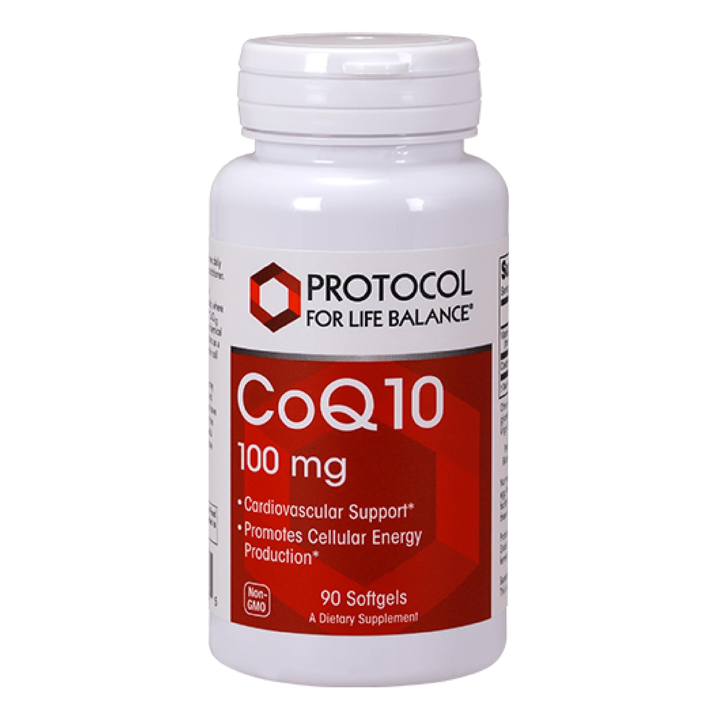 Protocol CoQ10 100mg - with Vitamin E & Soy Lecithin - CoQ10 Supplement - Halal & Egg Free - 90 Softgels