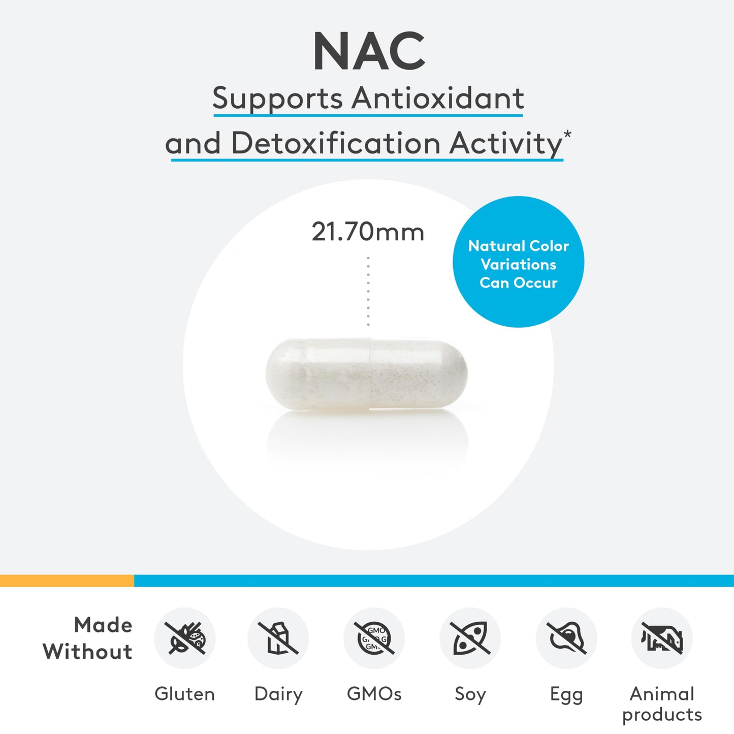 XYMOGEN NAC N-Acetyl-Cysteine 600mg - Cardiovascular, Antioxidant, Liver Detox + Immune Support Supplement - Supports Glutathione Synthesis - Non-GMO NAC Supplement (60 Capsules)