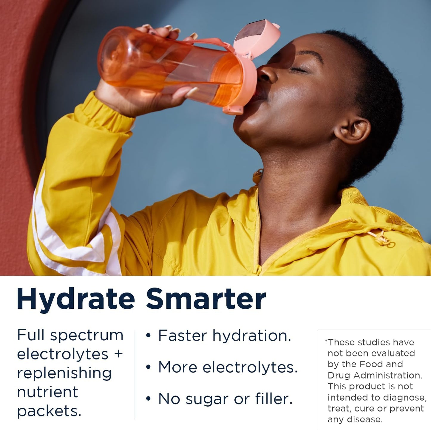Designs for Health ElectroPure Hydration Packets - Clementine-Flavored Electrolytes Powder, No Sugar - Drink Mix Packets with Vitamin C, Magnesium + Zinc - Hydrate + Replenish (14 Stick Packets)