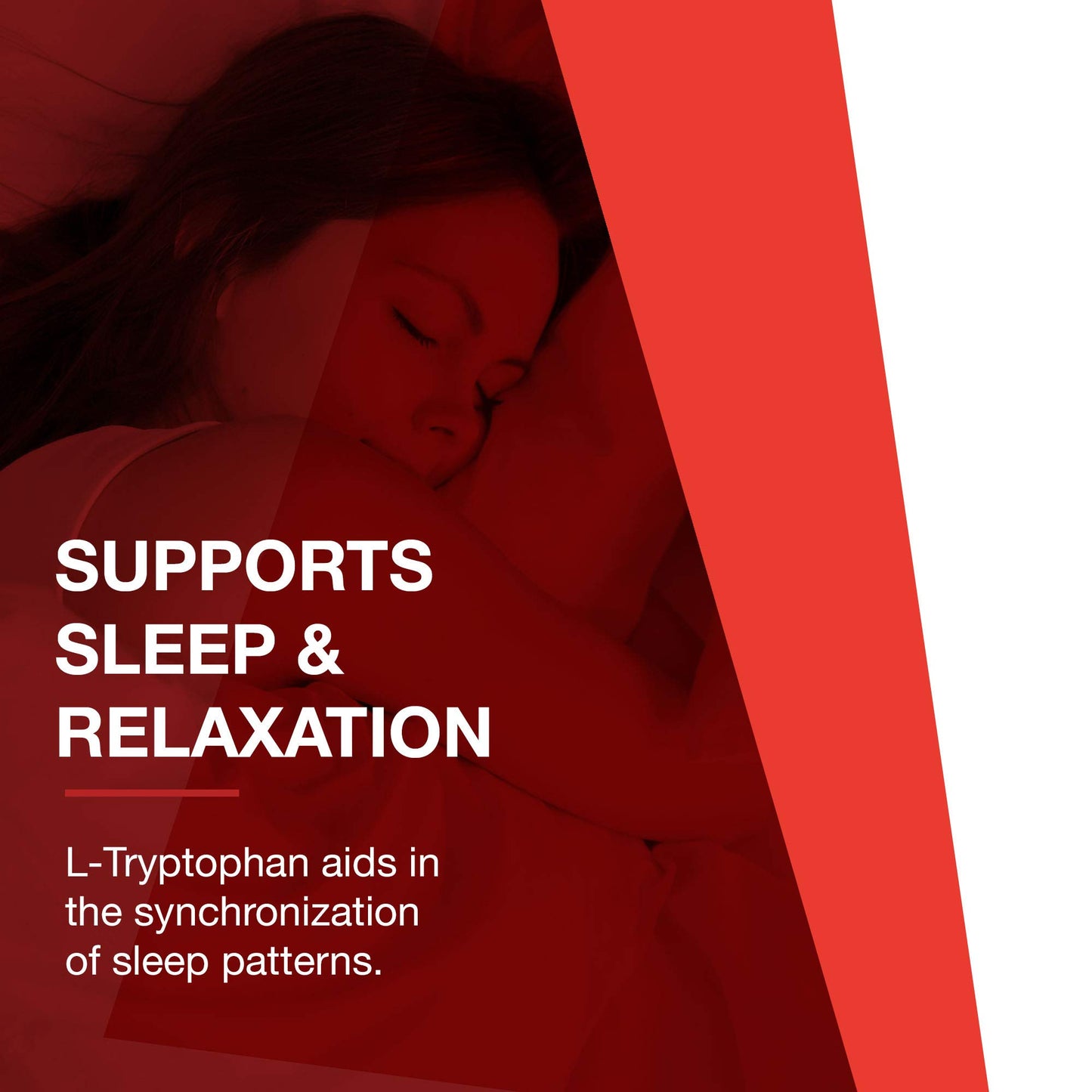 PROTOCOL FOR LIFE BALANCE L-Tryptophan 500mg - Stress Relief and Relaxation - 60 Veg Caps
