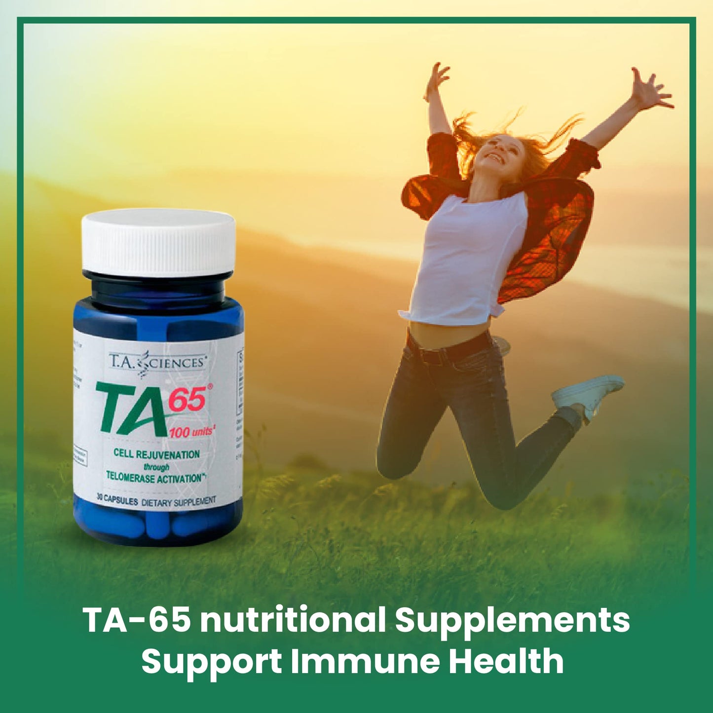T.A. Sciences | TA-65 Telomerase Activation 30 Capsules
