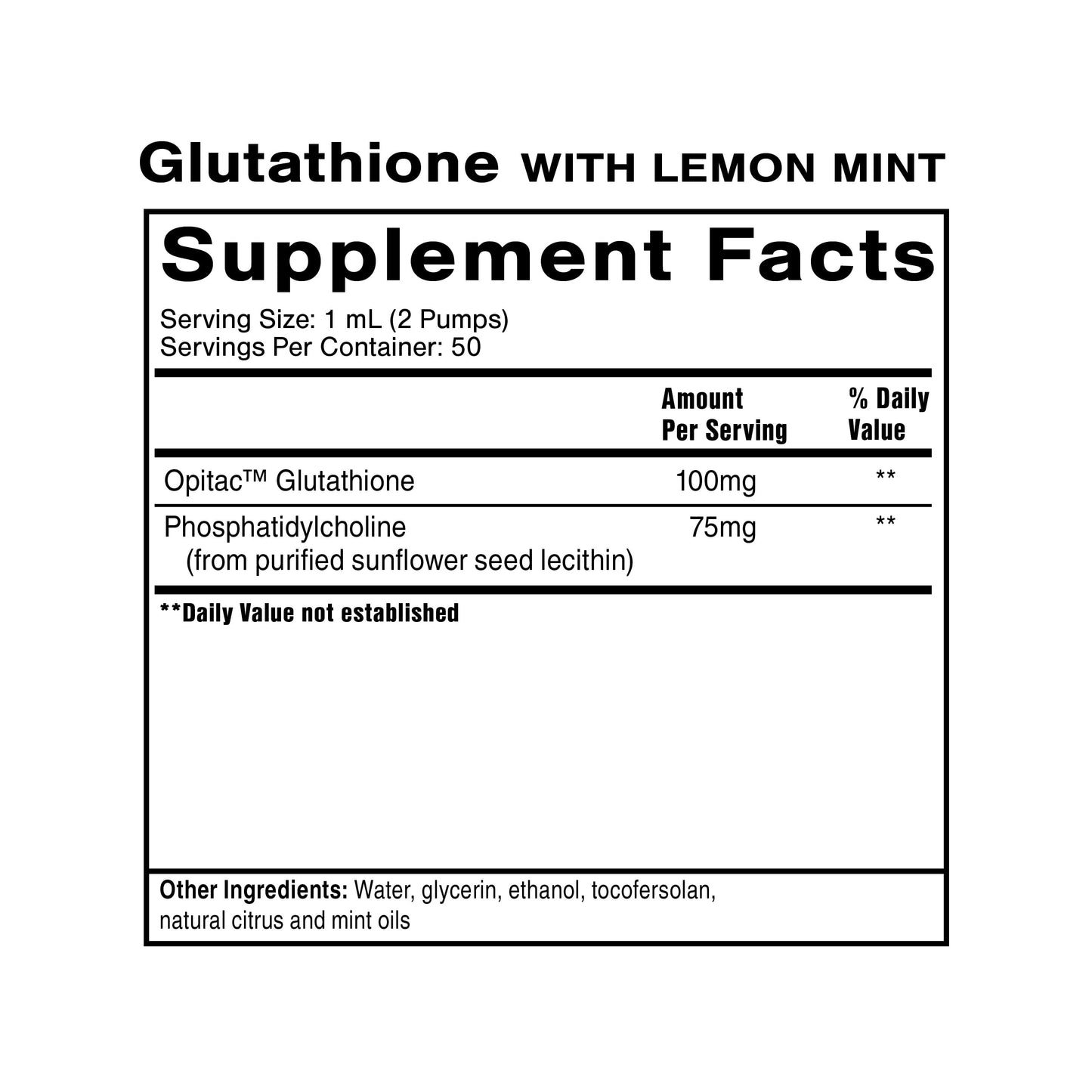 Quicksilver Scientific Liposomal Glutathione - Superior Absorption Oral Glutathione Supplement for Detox & Immune Support - 100 mg - Gluten Free & Non-GMO (1.7 fl oz)