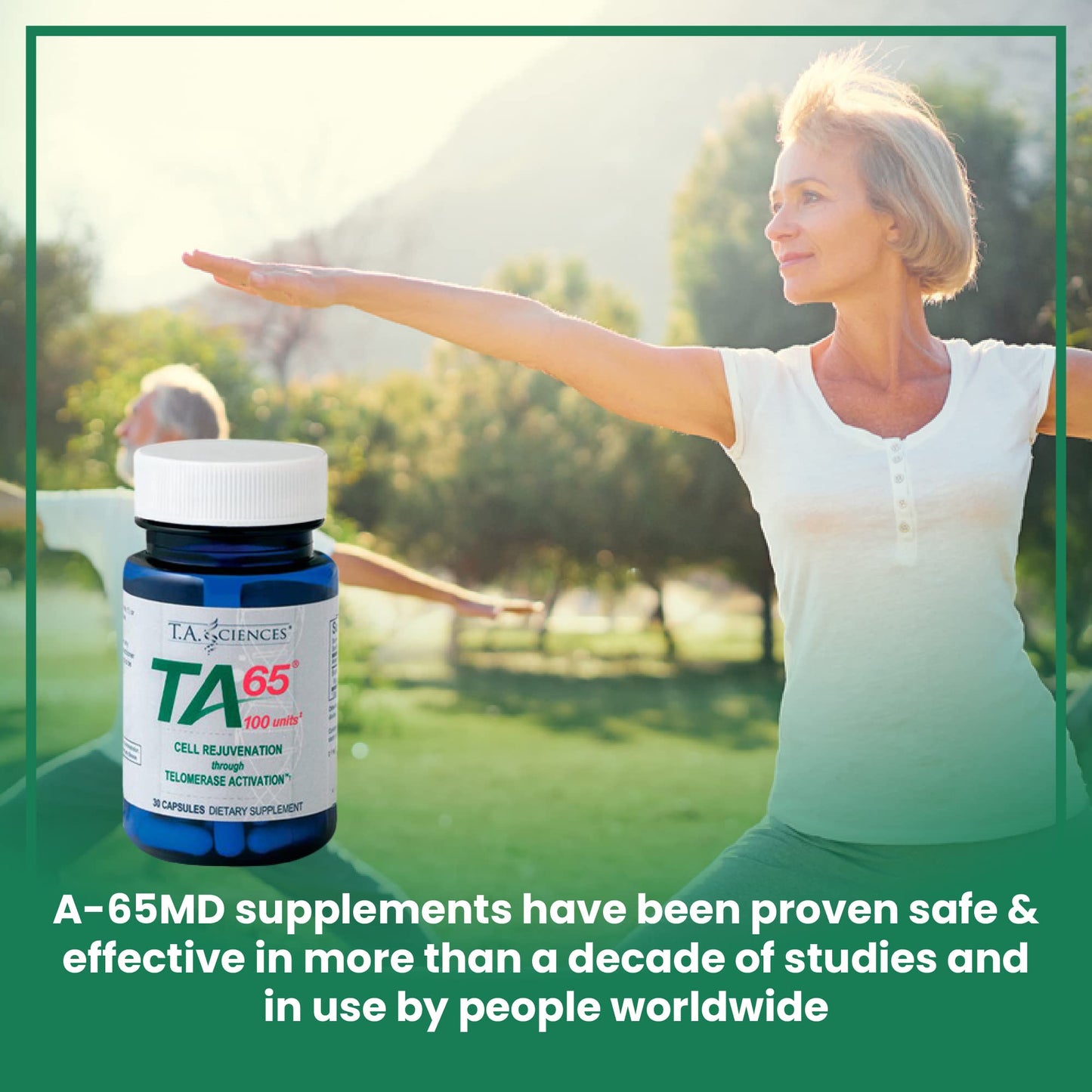 T.A. Sciences | TA-65 Telomerase Activation 30 Capsules