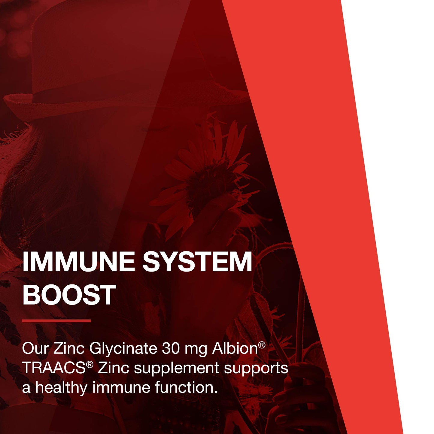 Protocol Zinc Glycinate 30mg - with Albion Traacs Zinc - Zinc Glycinate Supplement - Immune System Support* - Keto Friendly & Dairy Free - 120 Softgels