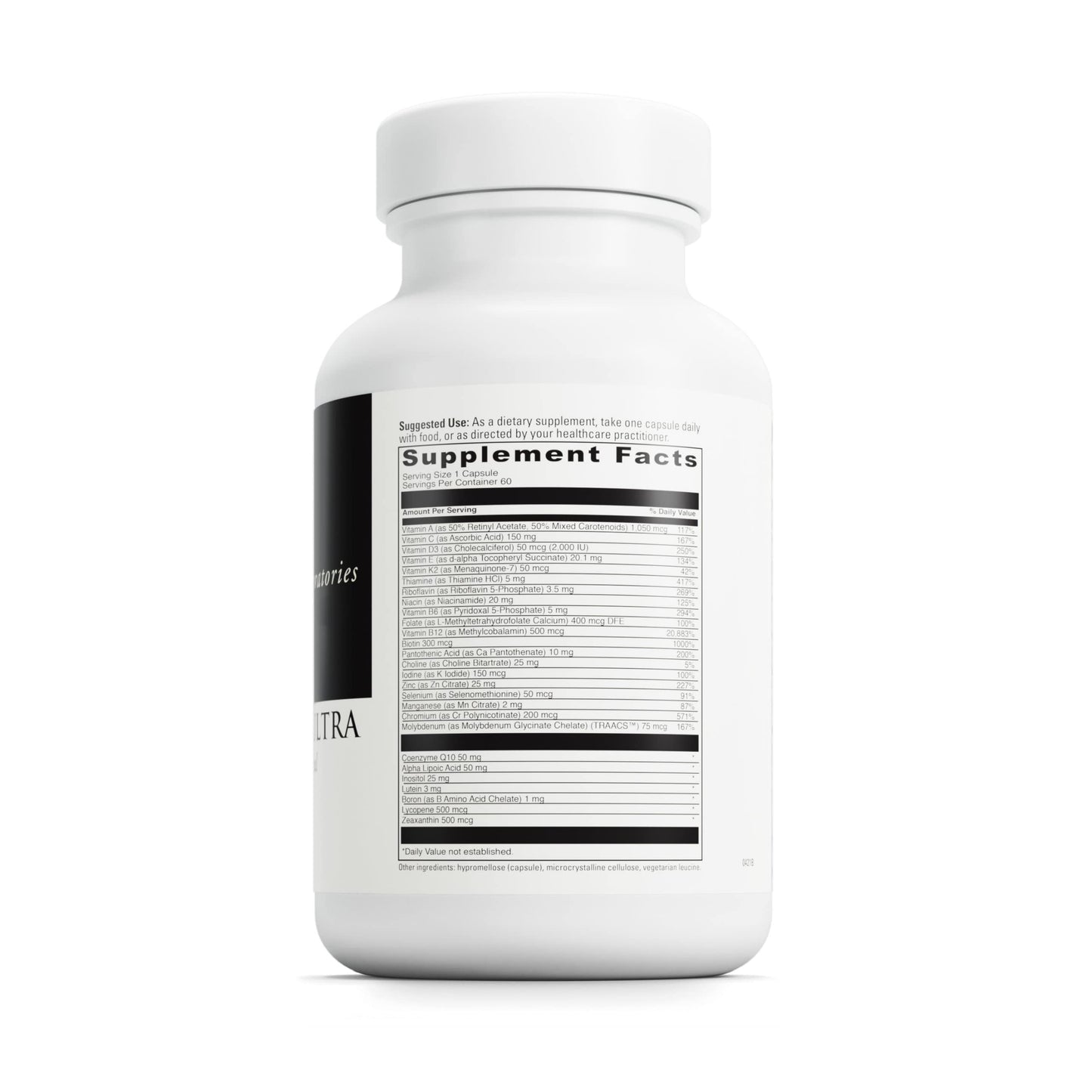 DaVinci Labs Daily Best Ultra - Dietary Supplement to Support Cardiovascular Health and Bone Health* - With B Vitamins, Minerals, Choline, CoQ10, Boron, Lycopene - 60 Vegetarian Caps