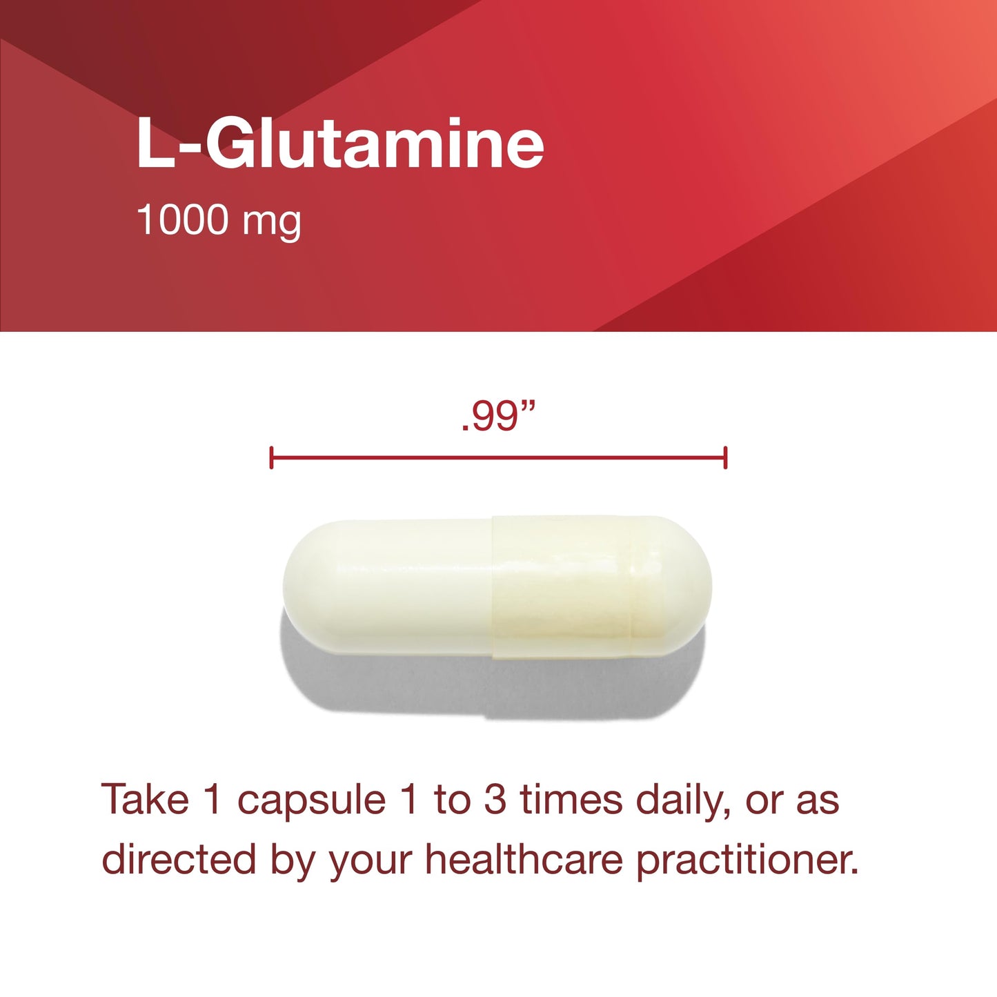 PROTOCOL FOR LIFE BALANCE L-Glutamine 1000mg - Amino Acid - Muscle Tissue, Gut Health Immune Health - 120 Veg Caps