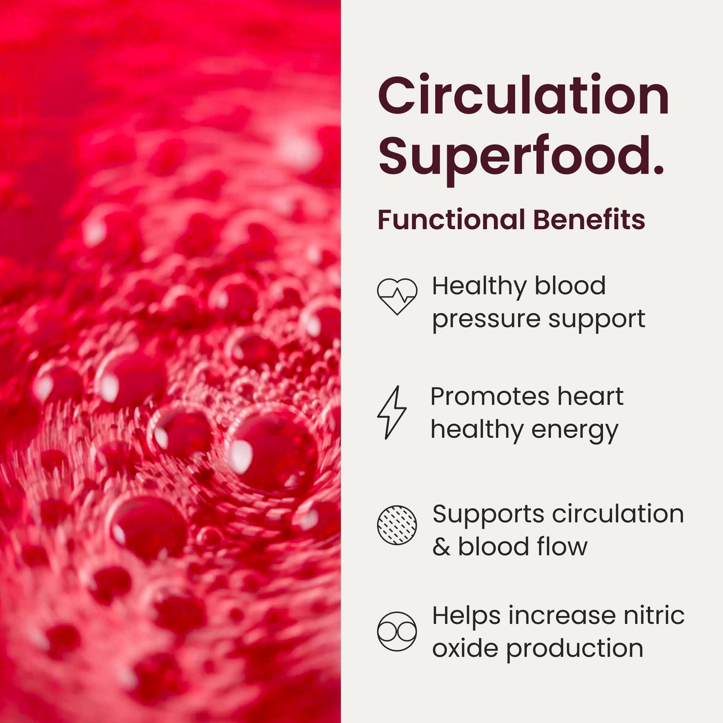 HumanN SuperBeets Beet Root Powder - Non-GMO Beetroot Superfood - Nitric Oxide Supplement for Heart Health, Circulation & Blood Pressure Support - Black Cherry, 30 Servings
