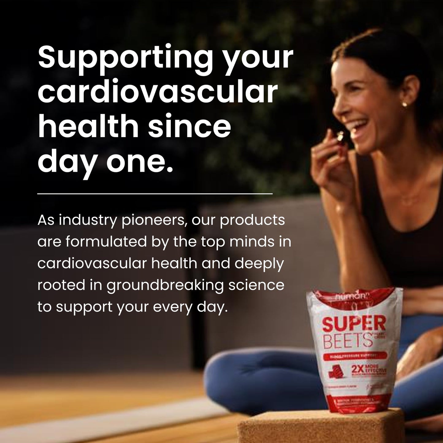 HumanN SuperBeets Heart Chews, Nitric Oxide and Blood Pressure Support, Grape Seed Extract & Non-GMO Beet Root Powder Energy, Pomegranate Berry Flavor, 180 Count