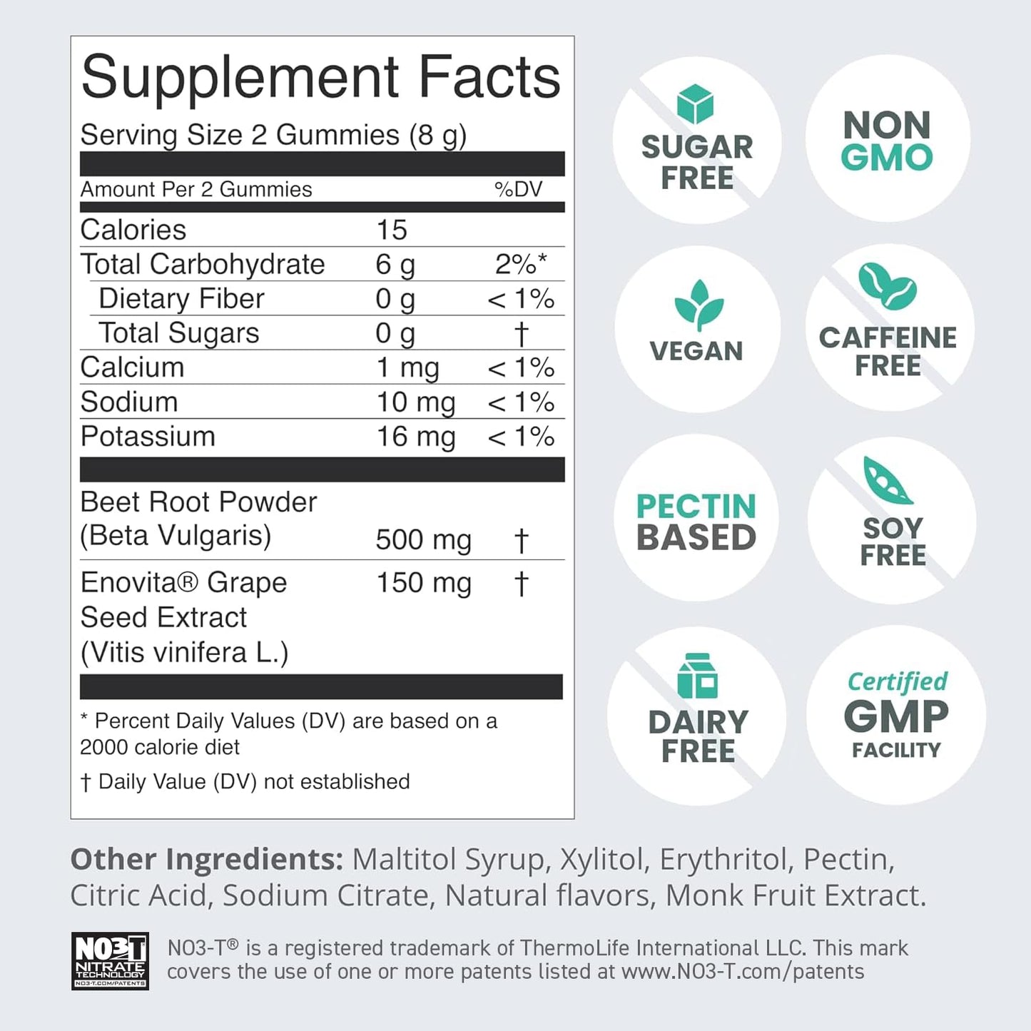 HumanN Memory + Focus Chews & Heart Gummies Zero Sugar