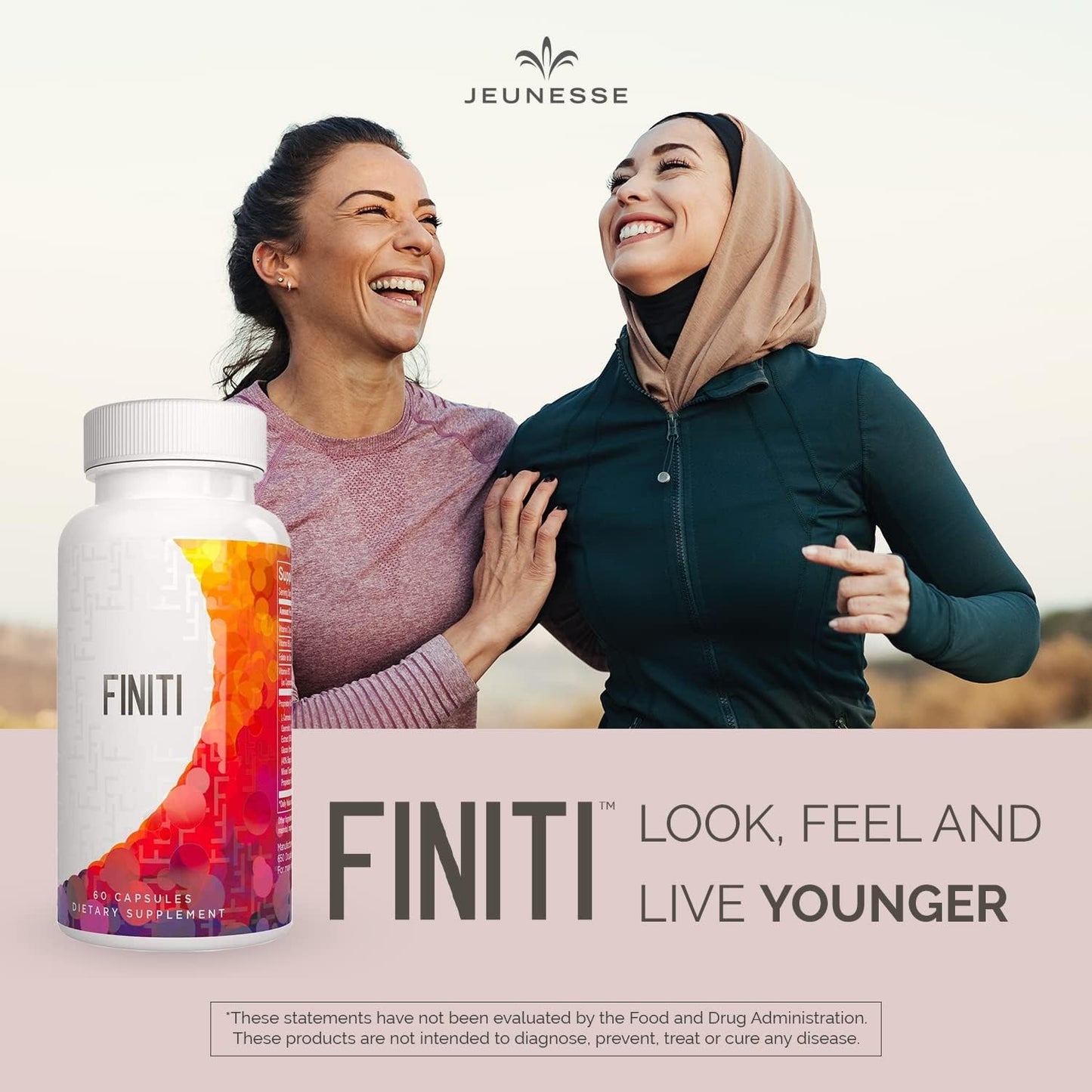 Jeunesse Finiti Anti-Agining DNA Protection Telomeres Repair Dietary Supplement