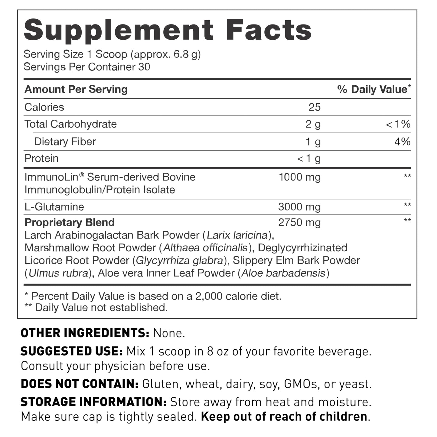 Amy Myers MD Leaky Gut Revive MAX Powder for Leaky Gut Repair “ Potent L-Glutamine Powder to Support Constipation, IBS, Diarrhea, Bloating, Gas, SIBO “ Plant Based Supplement for Gut Health, 1 Month