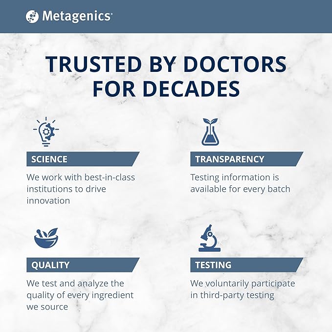 Metagenics Glutagenics for Immune Support, Gut Health & Proper Digestion 60 Servings